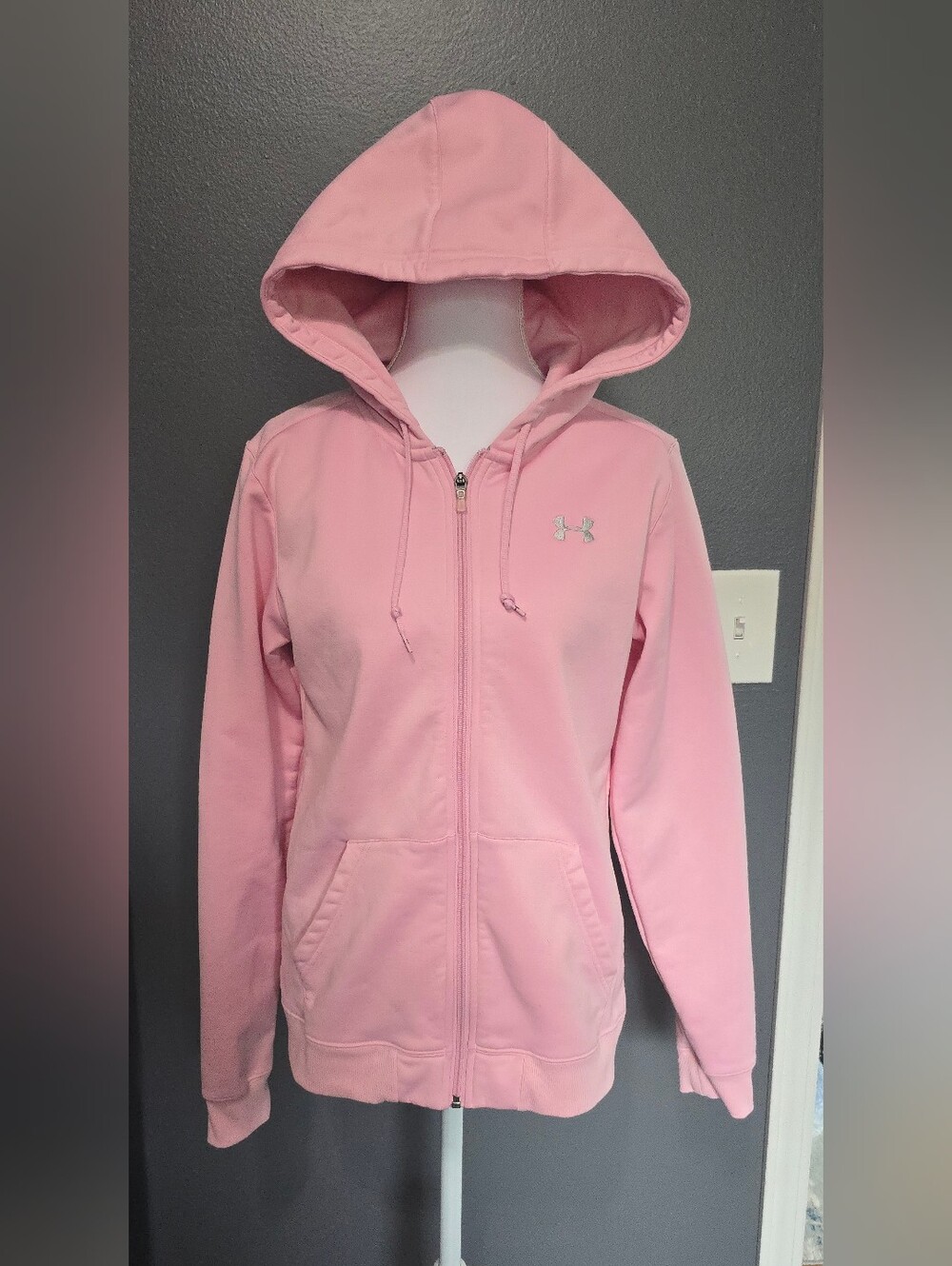 Under Armour Women’s Pink Full-Zip Hoodie